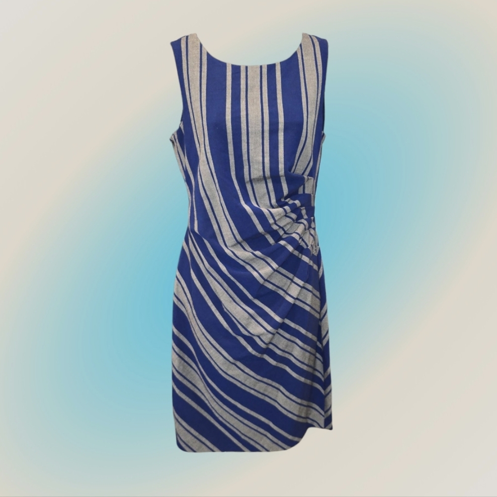 Dana Buchman Striped Suiting Sheath Dress